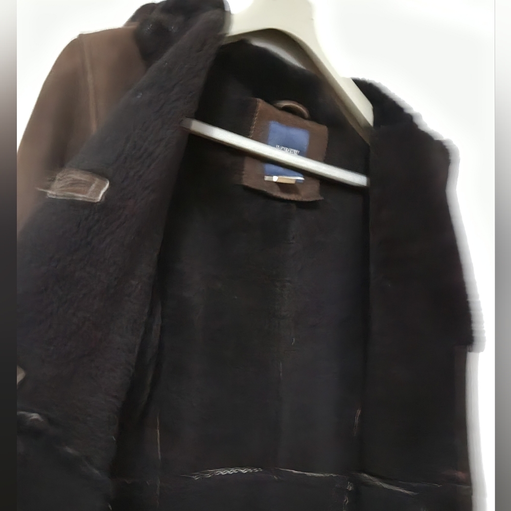 J Crew Vintage Sherling Coat - Picture 3 of 7